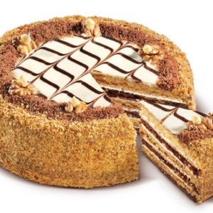 Sviatočná medová torta