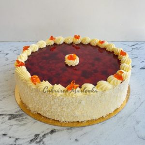 Ovocná lesná torta